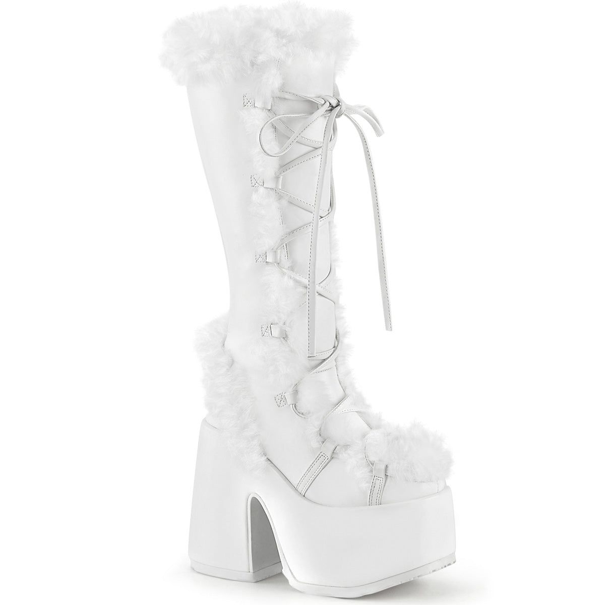 CAM-311/W/PU White Boots