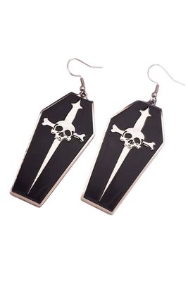 Coffin Earrings