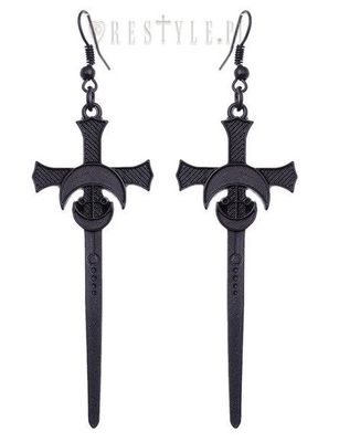 Swords Earrings [BLACK]