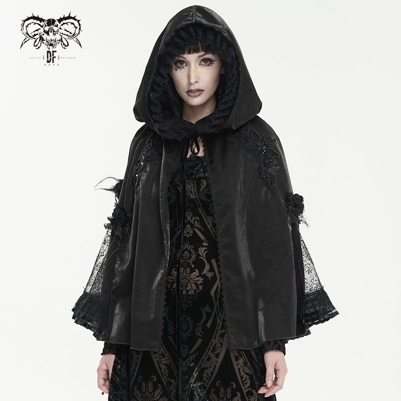 Rose &amp; Romance Black Cape CA03601