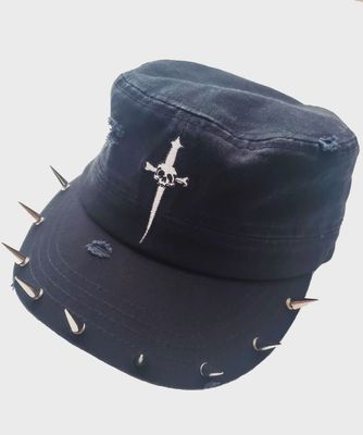 Spiked Distressed Rivethead Cap [LS-192]