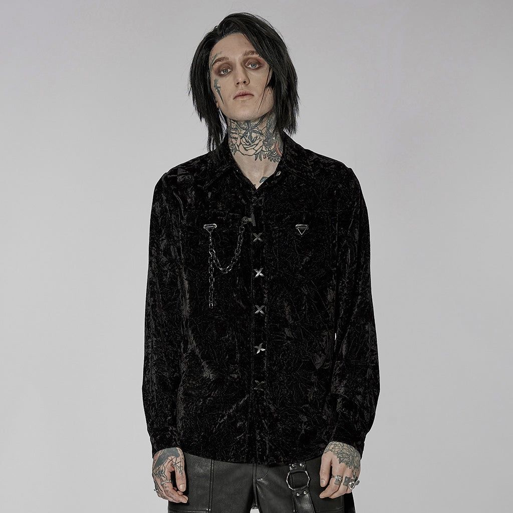 Shirt WY-1441 [BLACK][PLUS]