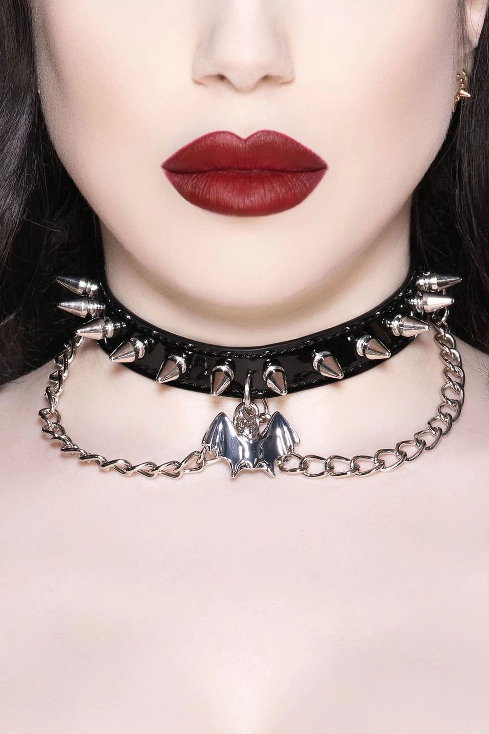 Bat Babe Choker [SILVER]