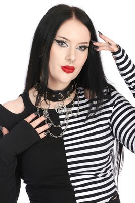 Everalda Choker [BLACK] [AC45710]