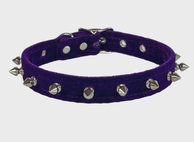 Choker Velours CK134 [PURPLE]