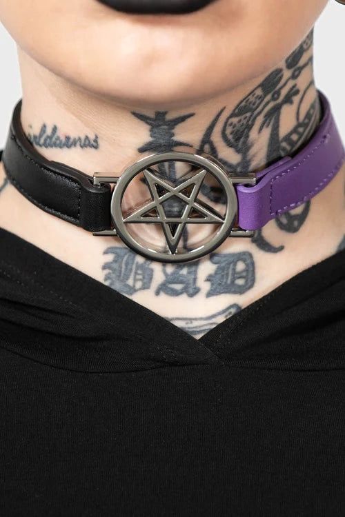 Choker Penta Half [BLACK/PURPLE]