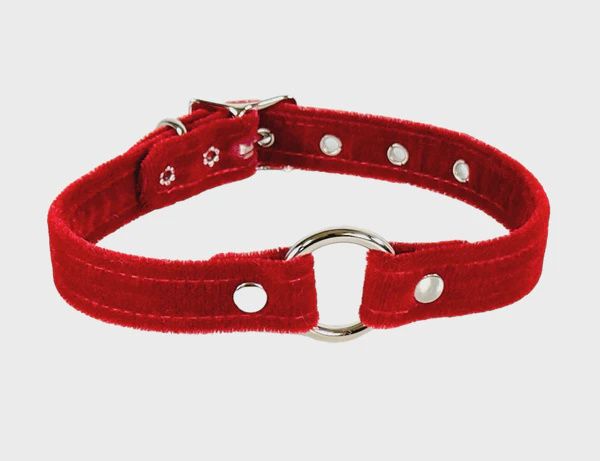Choker Velour CK169 [RED]