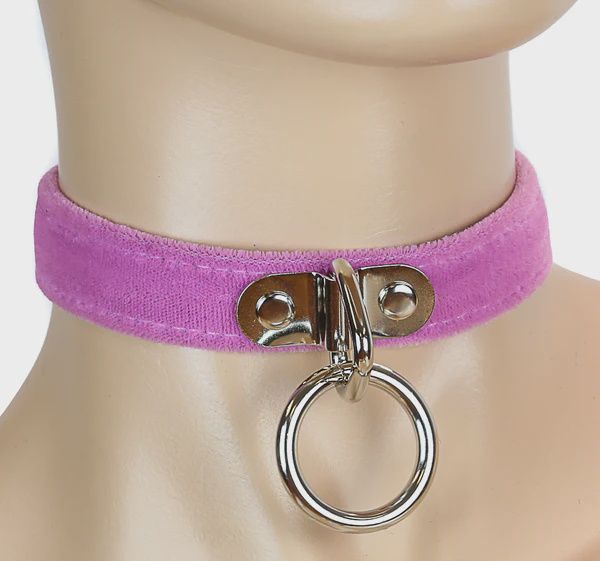 Choker Velvet CK129 [PINK]