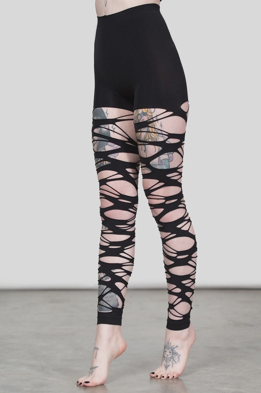 Carved Up Tights