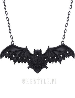 Lace Bat Necklace ­[BLACK]