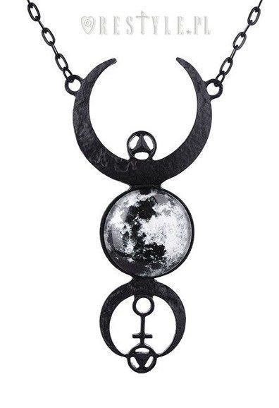 Full Moon Necklace [BLACK]