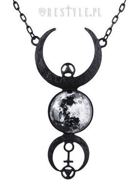 Full Moon Necklace [BLACK]