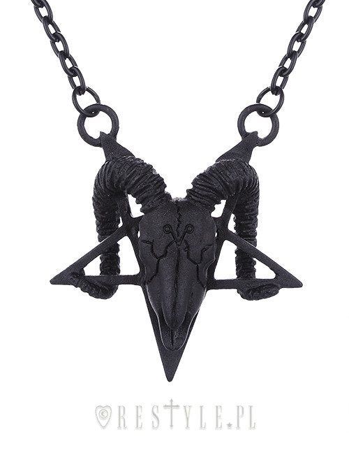 Ram Skull Necklace [BLACK]