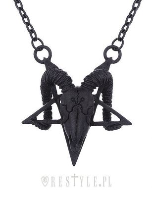Ram Skull Necklace [BLACK]