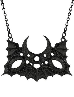 Moon Bat Necklace