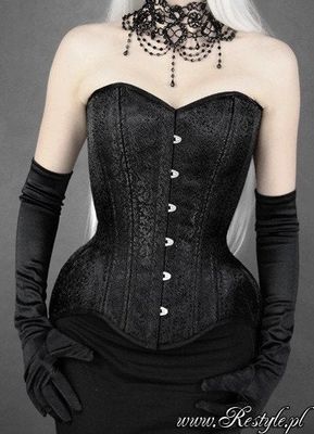 Brocade Overbust Corset [PLUS]