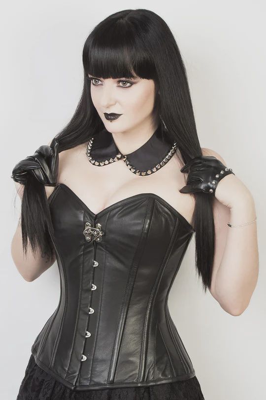 Overbust Faux Leather Corset [EL-209]
