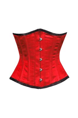 Red Satin Corset [CD-182]