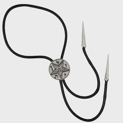 Cravate Bolo Satanic Circle