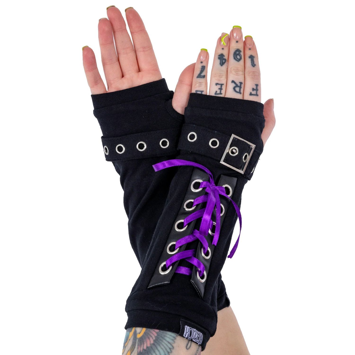 Arm Warmers Navya [BLACK/PURPLE]