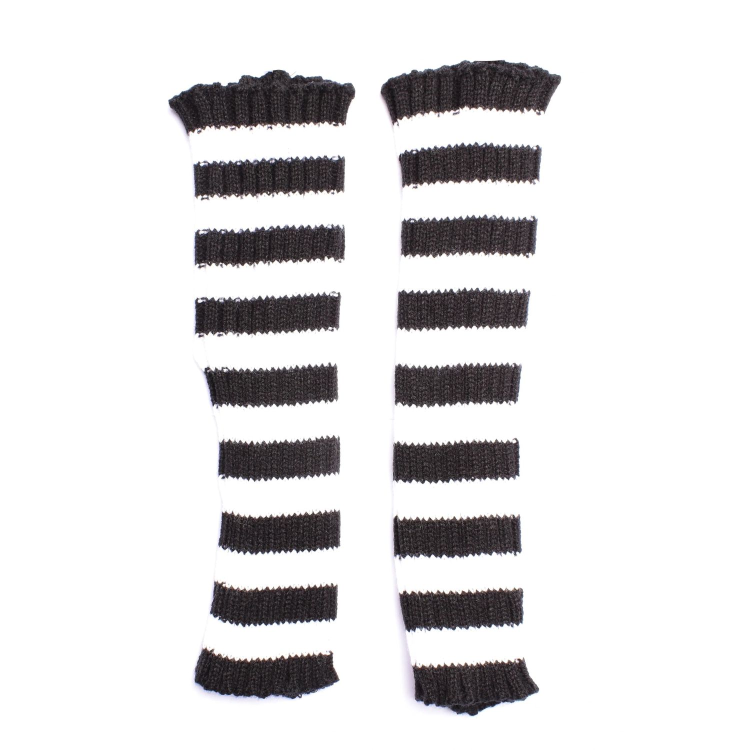 Arm Warmers Tilly [BLACK/WHITE]