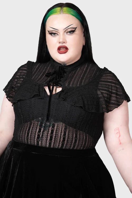 Atala&#39;s Night Lace Top [PLUS]