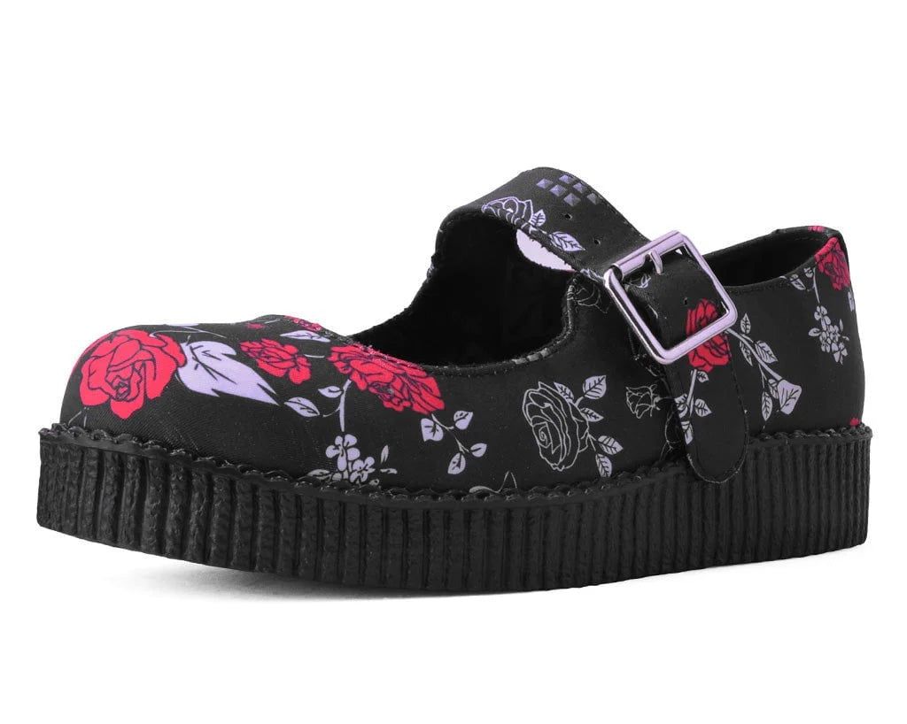 Mary Jane Black &amp; Red Rose