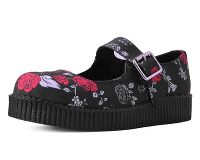 Mary Jane Black &amp; Red Rose