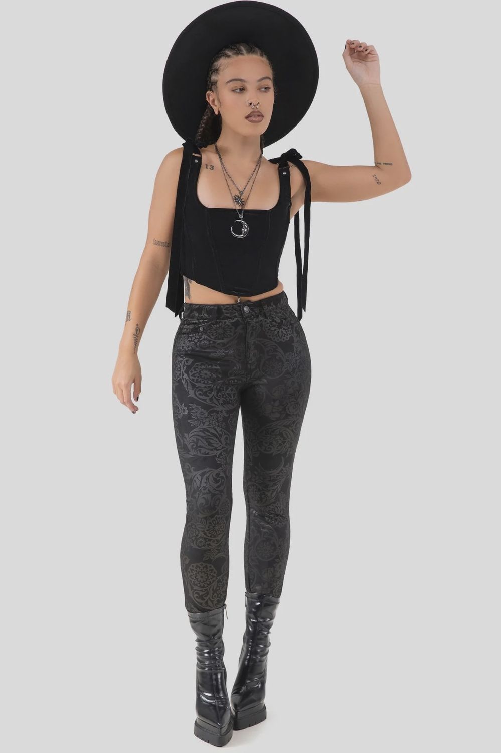Pantalons Nora [LYS NOIR]