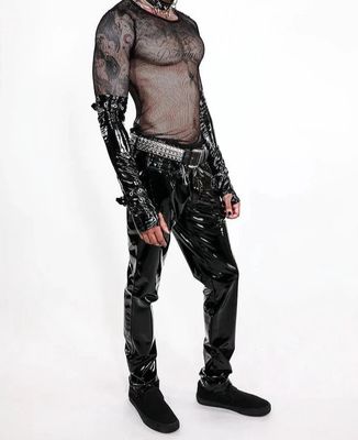 Pants PVC skinny stretch jeans