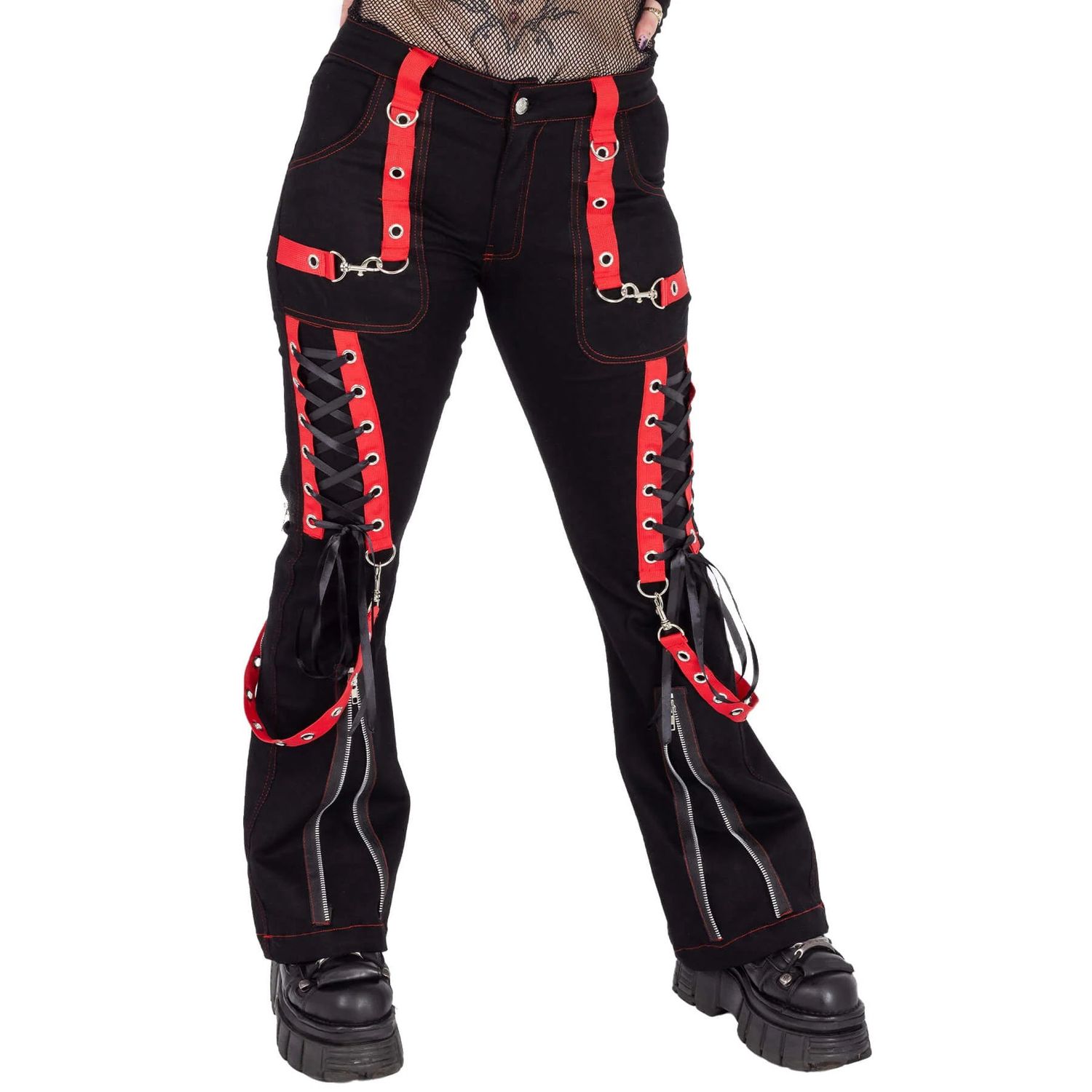 Trinity Pants [BLACK/RED]