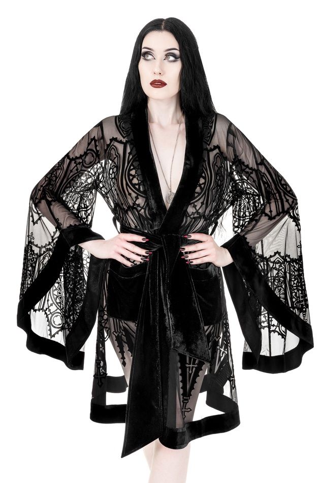 Peignoir Transparent Cathedralis