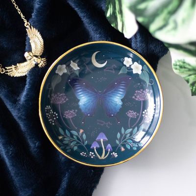 Midnight Moth Jewelry Plate [MF_07925]