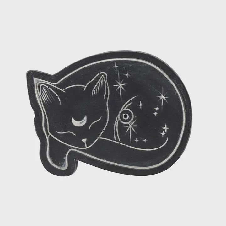 Porte-Encens Sleeping Cat
