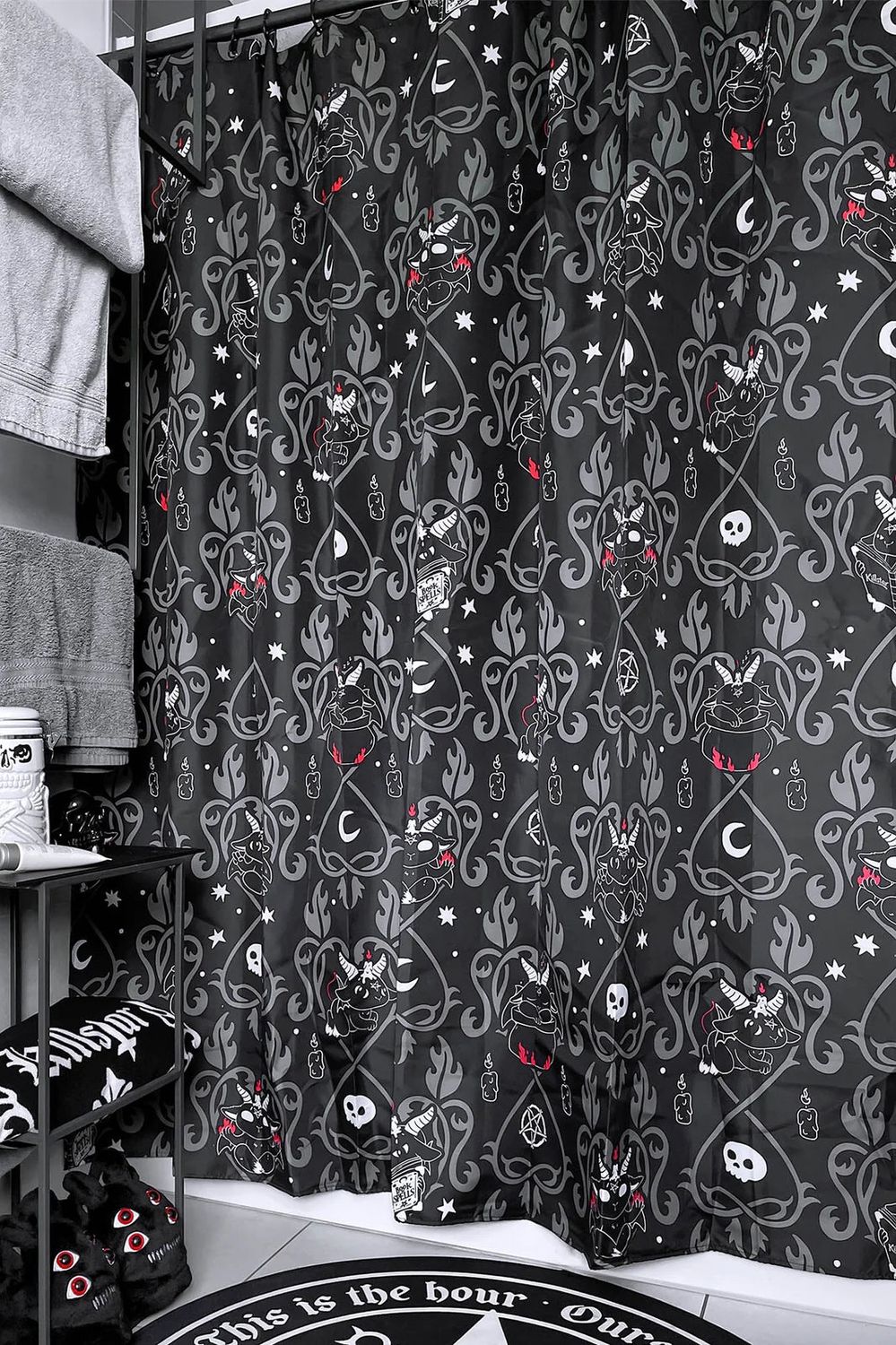 Devil&#39;s Detail Shower Curtain