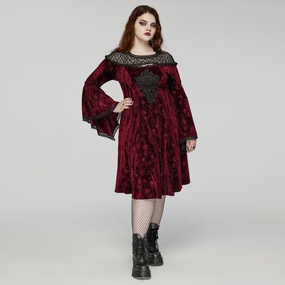 Dress DQ-733 [RED] [PLUS]