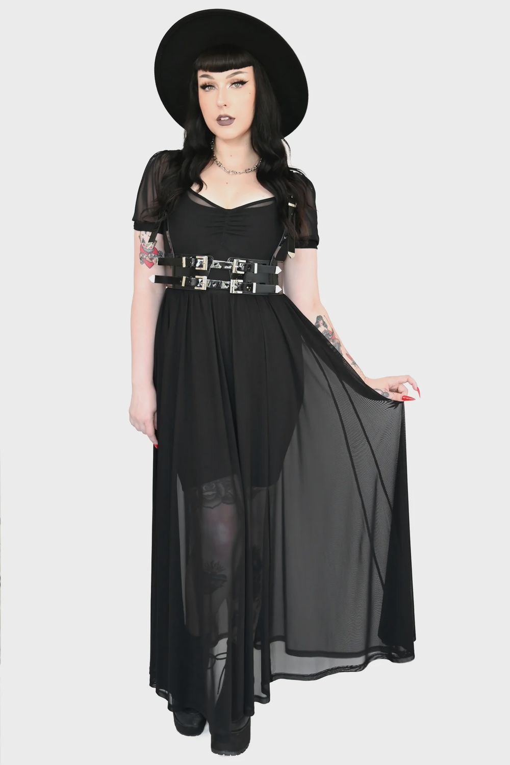 Lily Mesh Dress [PLUS]