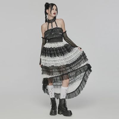 Dress WLQ-107 [BLACK &amp; WHITE]