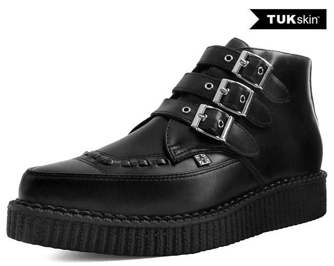 3-Buckle Pointed Creeper Shoe A9325