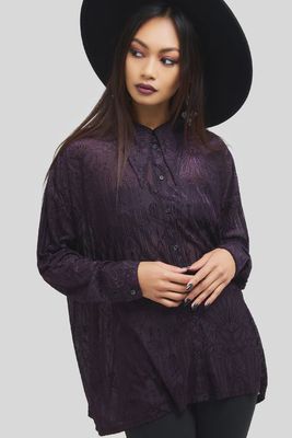 Blouse Gates Of Hell [MAUVE]
