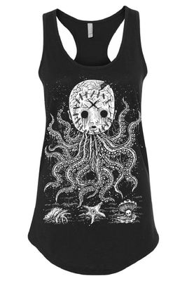 Sea Creepture Babydoll Octopus Tank Top