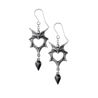 Boucles D&#39;Oreilles Love Bats [E425]