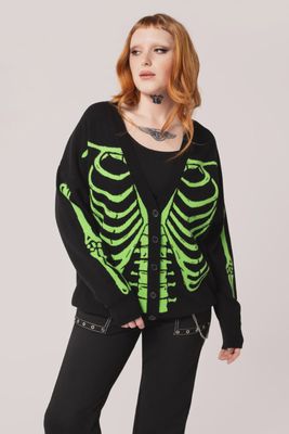 Skeleton Cardigan [GREEN]