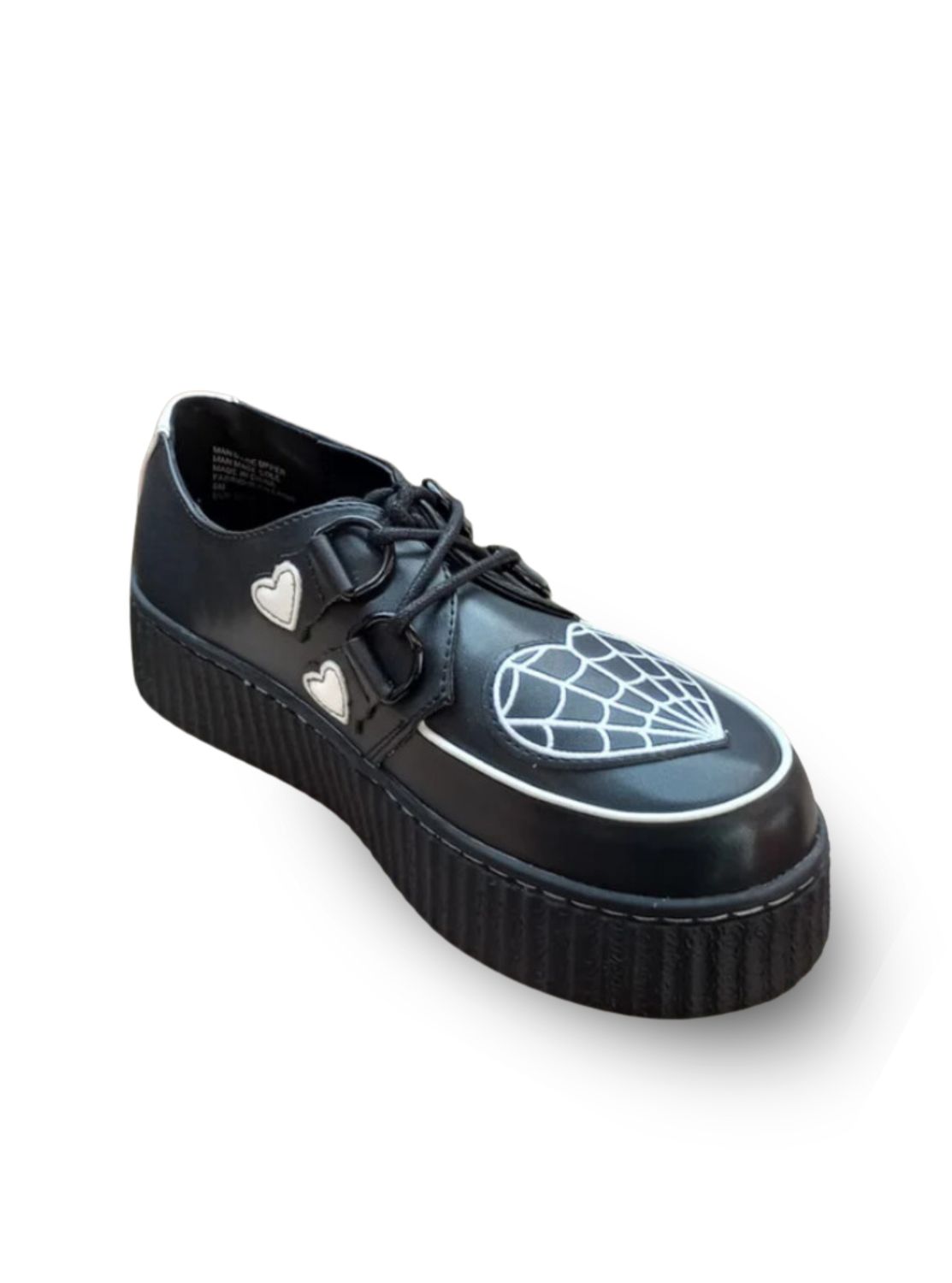 Creepers Krypt Web Heart Shoes