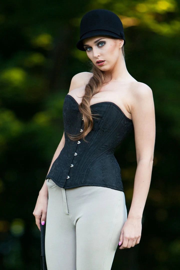 Overbust Brocade Corset  [VG-16987]
