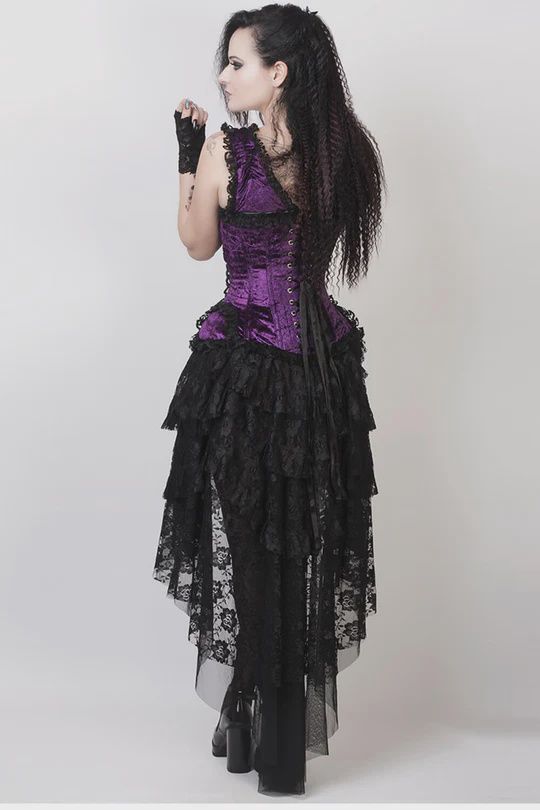 Feofil Burlesque Skirt (VG-19341) (NOIR)