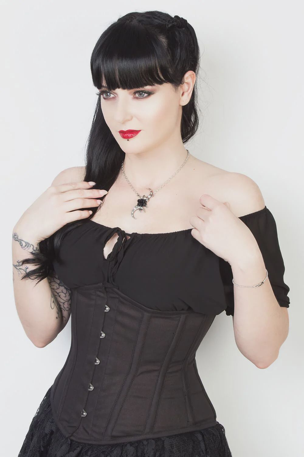 Millie Underbust Corset [VG-19674] [BLACK]