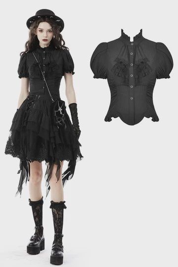 Blouse IW087BK [BLACK]