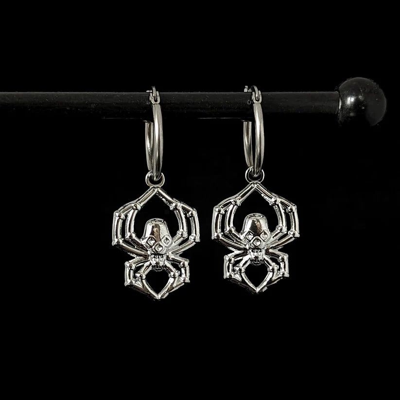 Spider Hoops Earring