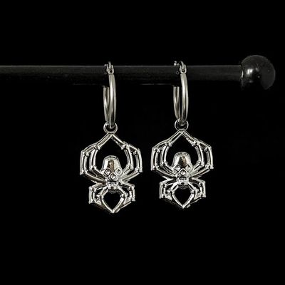 Spider Hoops Earring